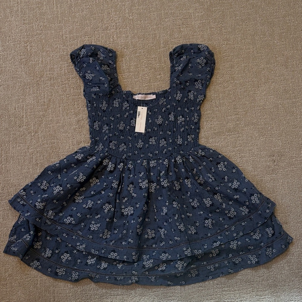 Kittenish Navy Floral Womens Dress